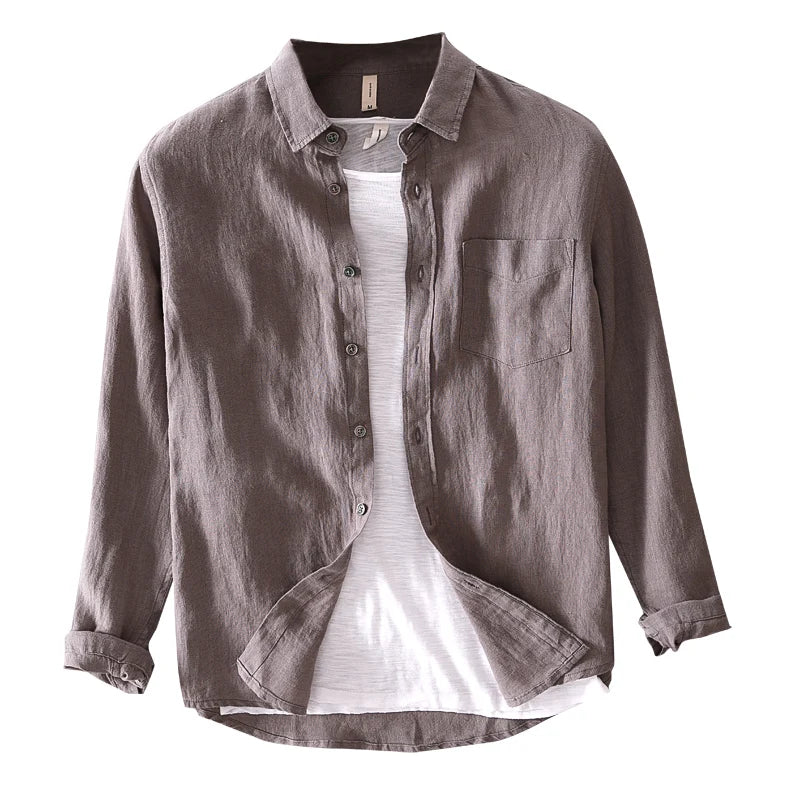 Evergreen Linen Shirt