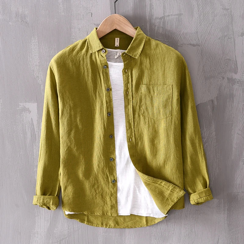 Evergreen Linen Shirt