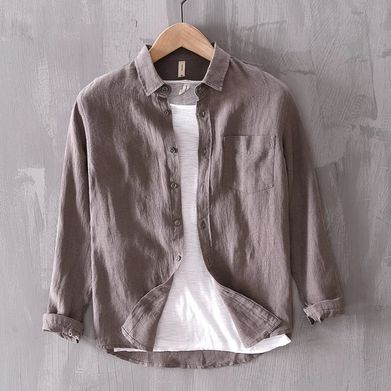 Evergreen Linen Shirt