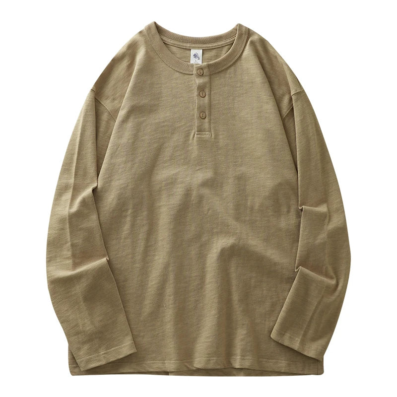 Heavyweight Cotton Henley
