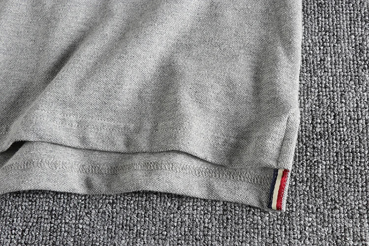 Retro Short-sleeved Lapel Solid Color Polo Shirt