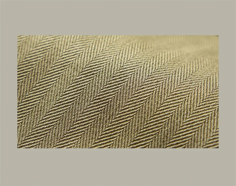 Red Tornado Herringbone Pants