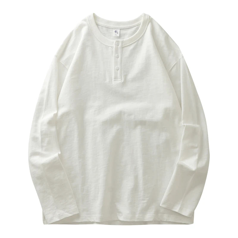 Heavyweight Cotton Henley