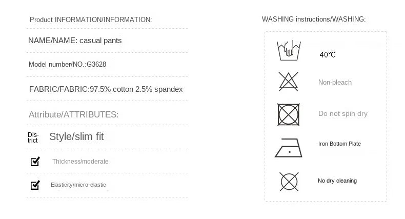 Summer Classic Pants