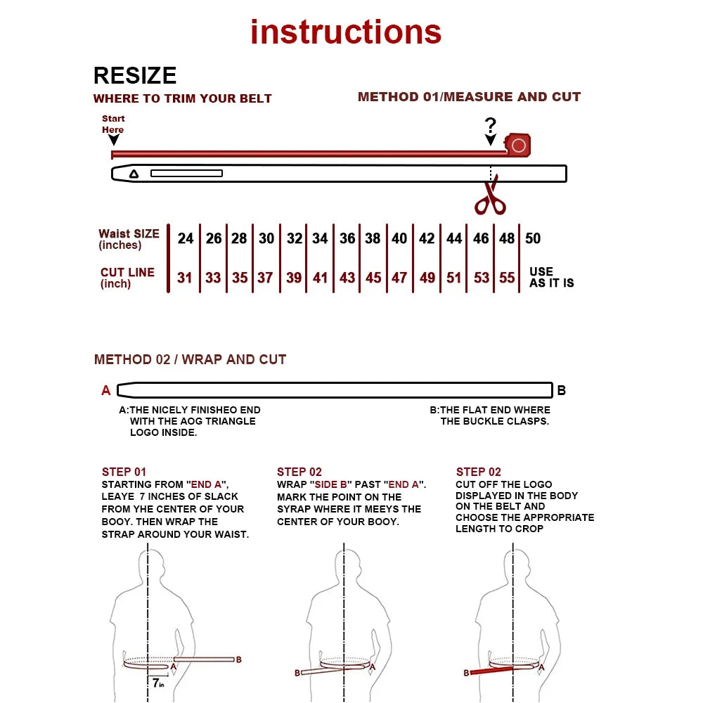 NoBuckle Leather Belt