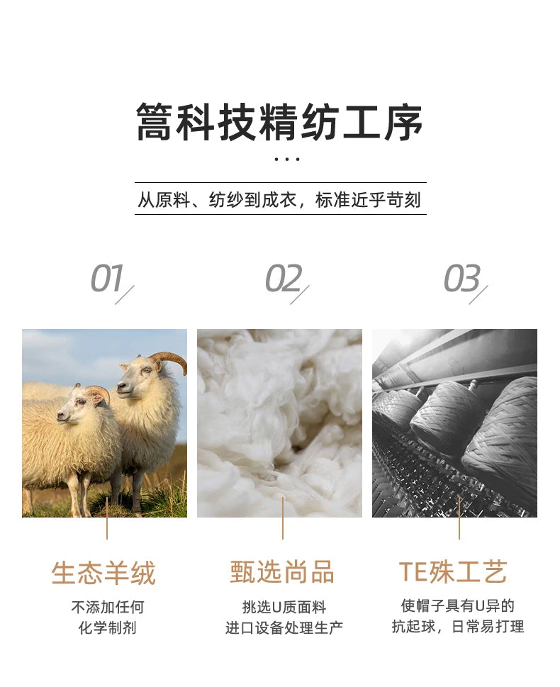 Cashmere Warm Beanie