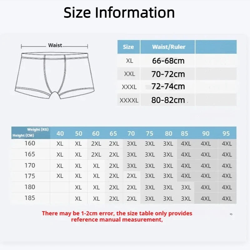 6Pcs ActiveFit Boxers