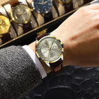 POEDAGAR Leather Watch