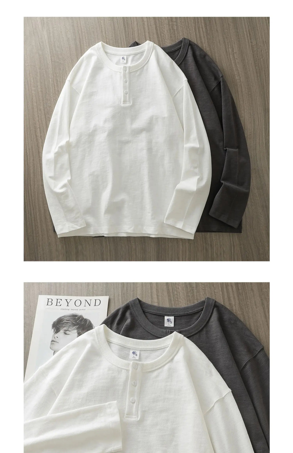 Heavyweight Cotton Henley