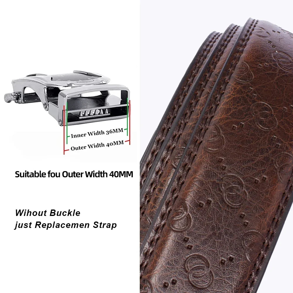 NoBuckle Leather Belt