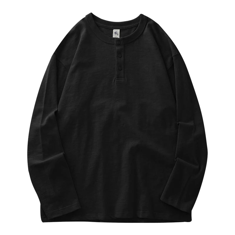 Heavyweight Cotton Henley