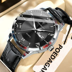 POEDAGAR Leather Watch