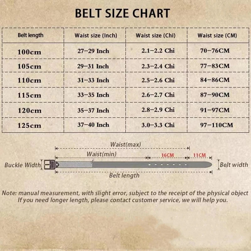 Designer Leather Belt