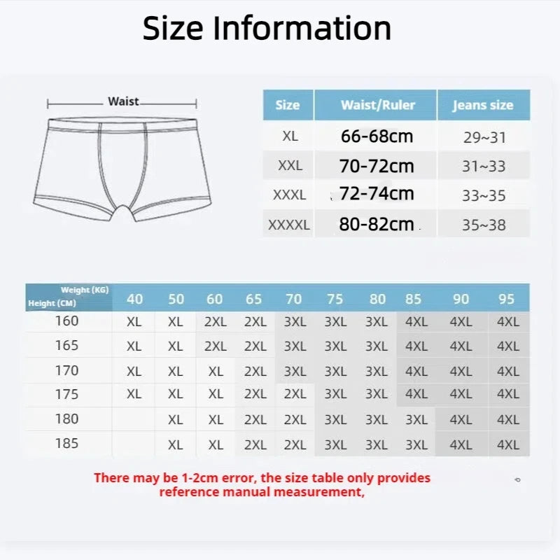 6Pcs ActiveFit Boxers