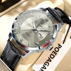 POEDAGAR Leather Watch