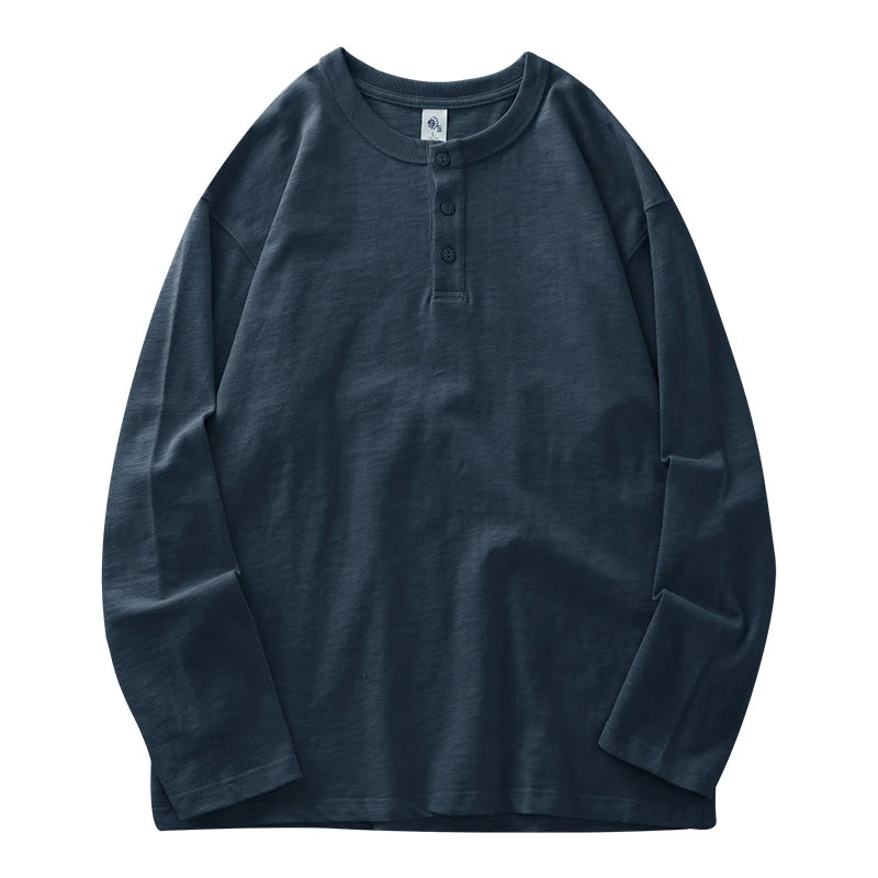 Heavyweight Cotton Henley