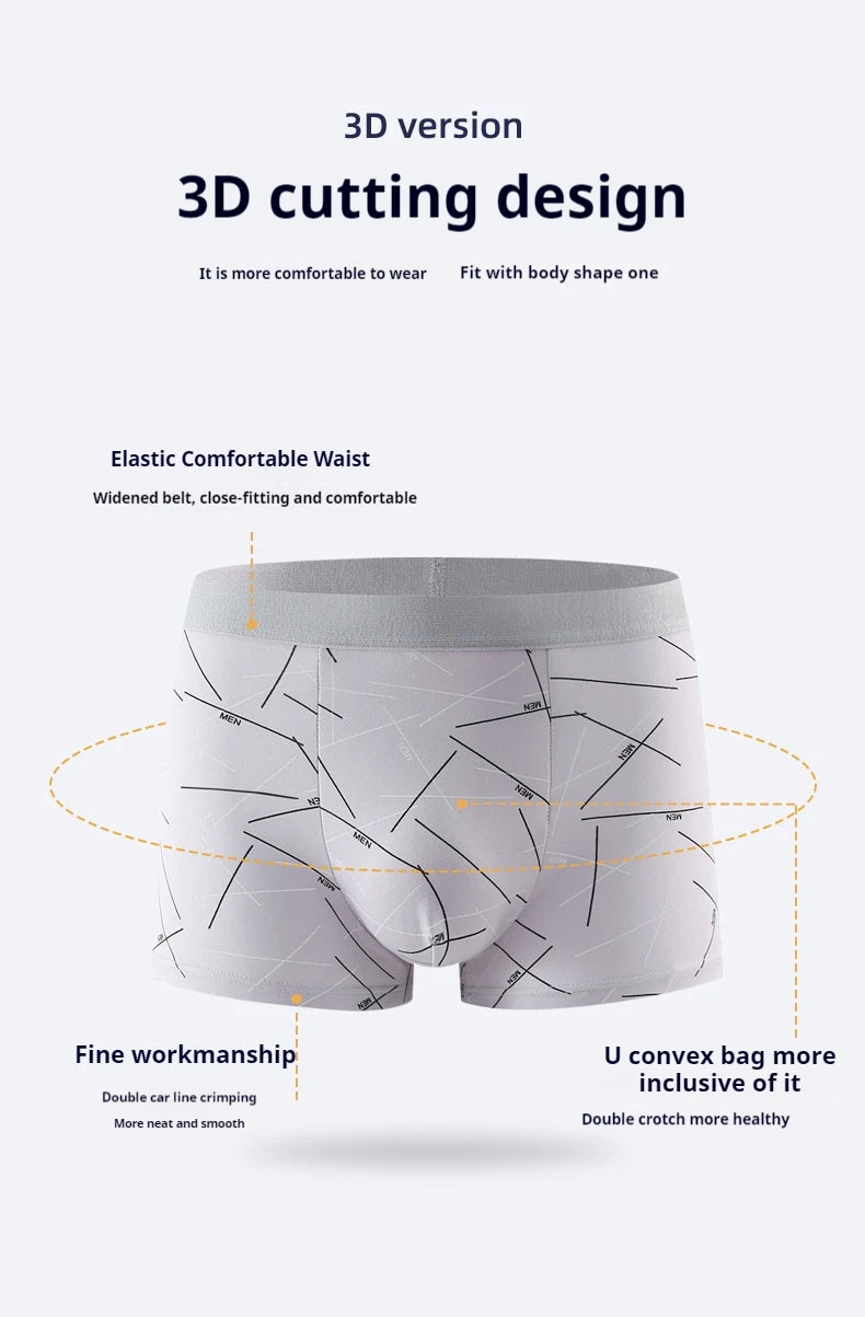 6Pcs ActiveFit Boxers