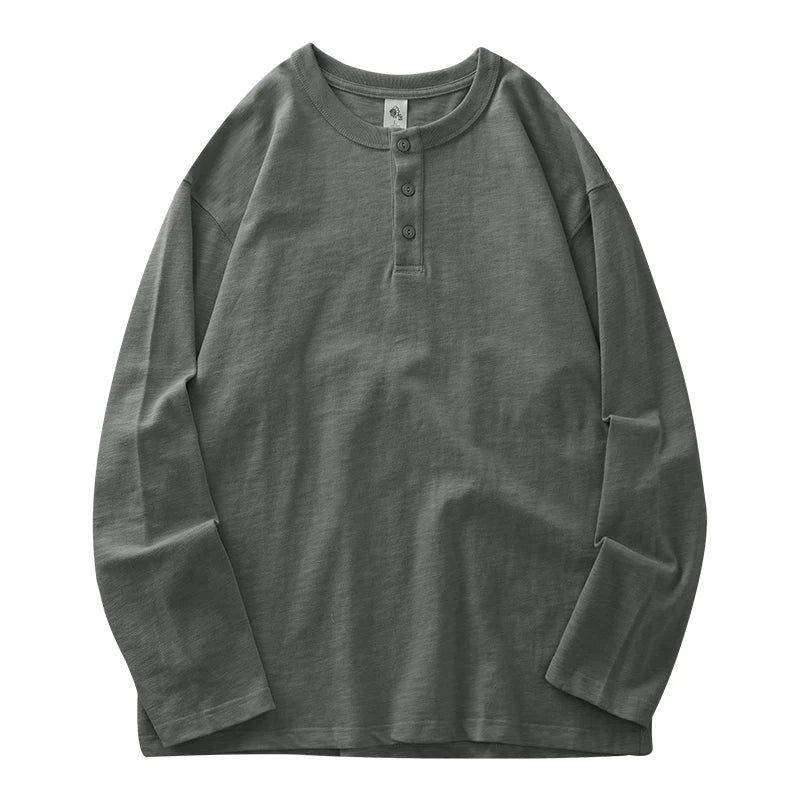 Heavyweight Cotton Henley
