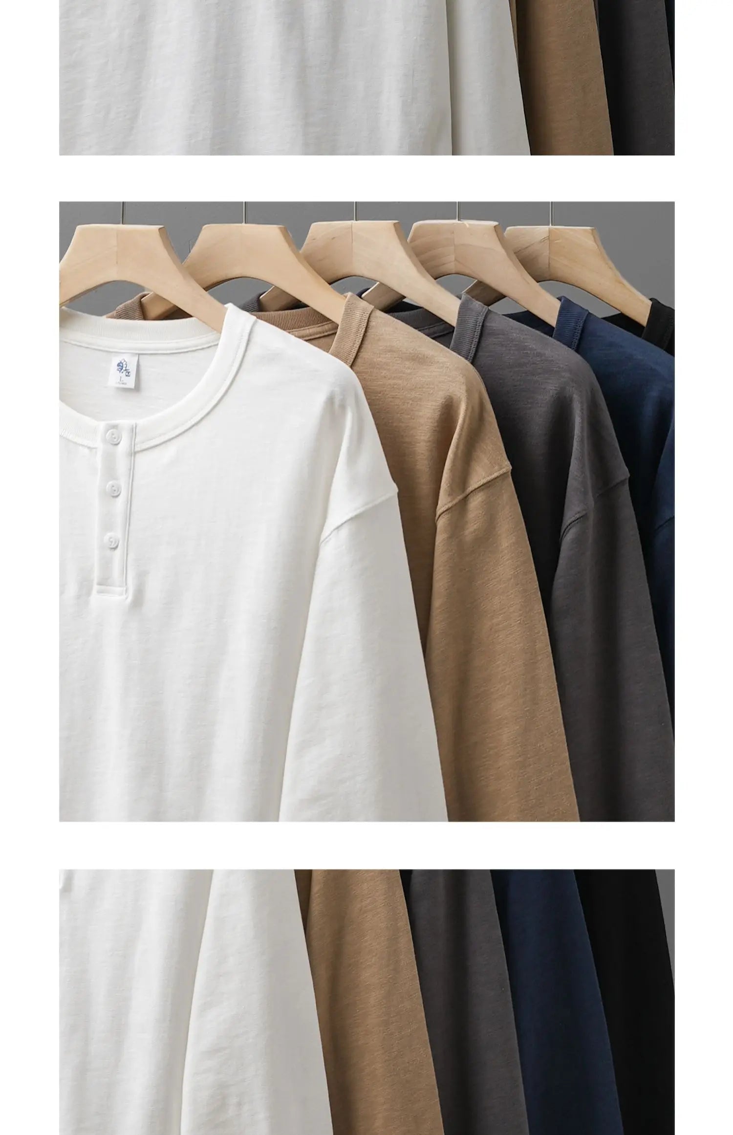 Heavyweight Cotton Henley